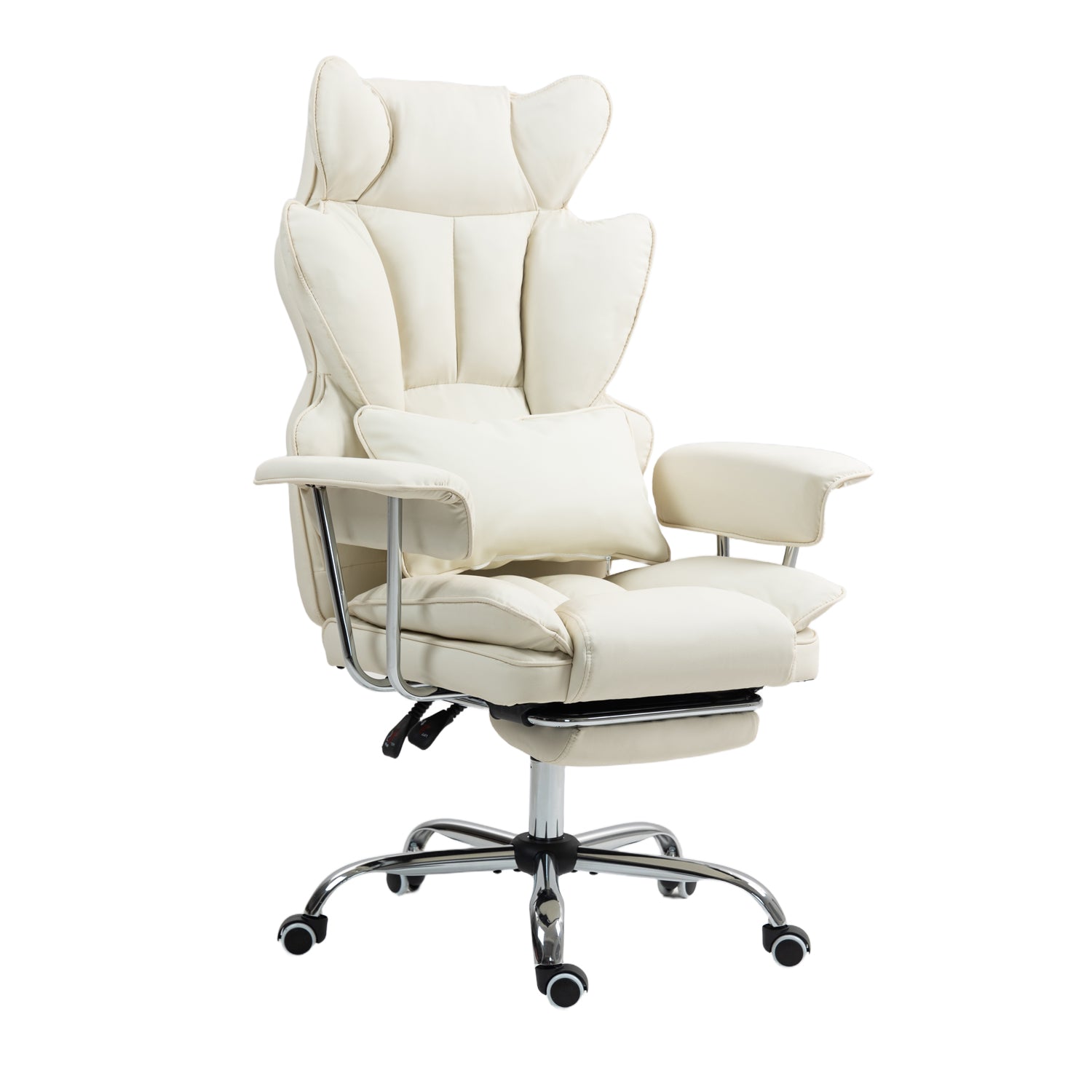 Big & Tall Executive Leather Office Chair ā 400lbs Ergonomic High Back Desk Chair with Lumbar Support, Adjustable Tilt, Footrest & Padded Armrests