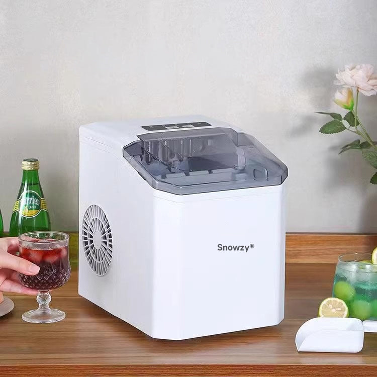 Snowzy™ Portable Countertop Ice Maker, Mini Bullet Ice Machine, Self-Cleaning, Compact Automatic Ice Maker for Home Dorm Office