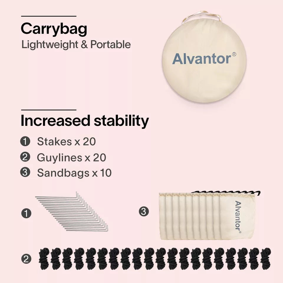 Alvantor All Weather Sport Tent Instant Tent Shelter Outdoor ๐๐ฎ๐๐๐ฅ๐ ๐ญ๐๐ง๐ญโข