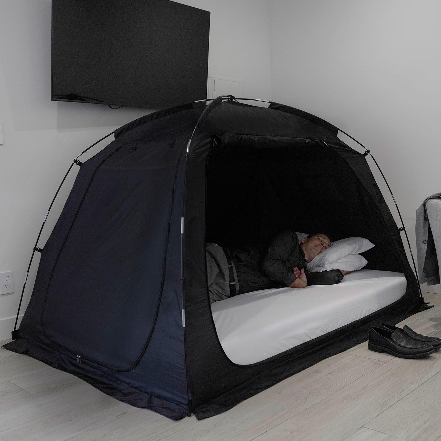 sleeping tent EighteenTek Portable Privacy Bed Tent, Great Solution To Enhance Sleep
