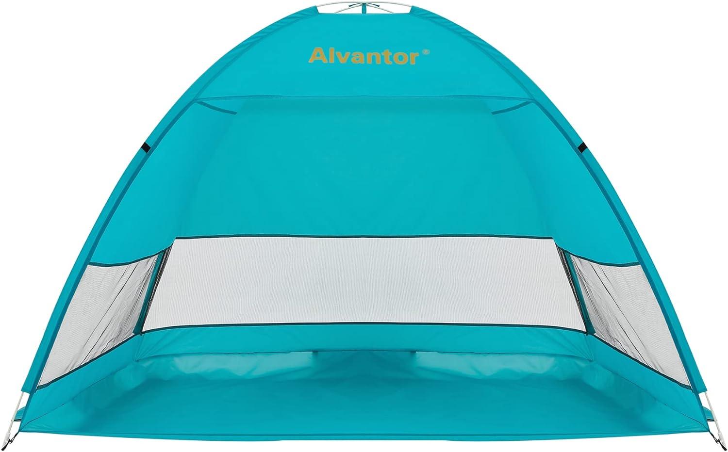 Alvantor Beach Coolhut Instant Pop Up Beach Tent Plus Sun Shade