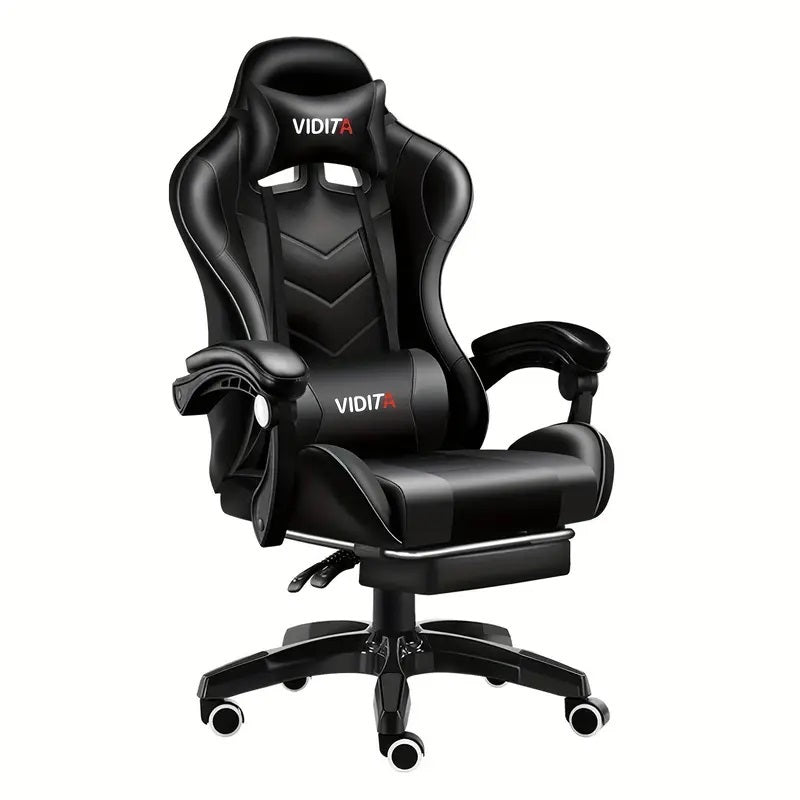 Ergonomic Racing Gaming Chair with Lumbar Support – Adjustable Office Comfort for Teens & Adults