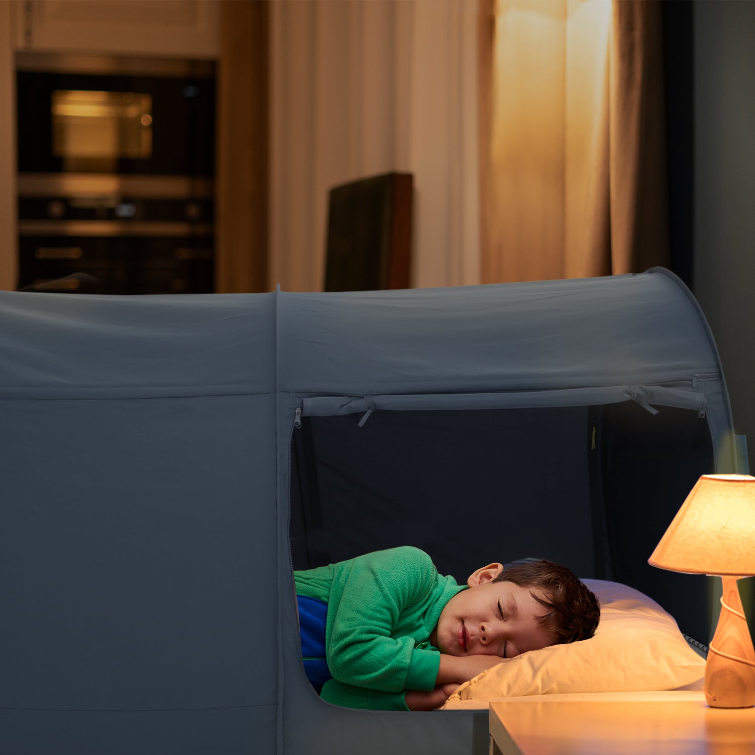 tents with blackout bedrooms Alvantor Privacy Pop Bed Tent Brings Better Sleep for Kids & You