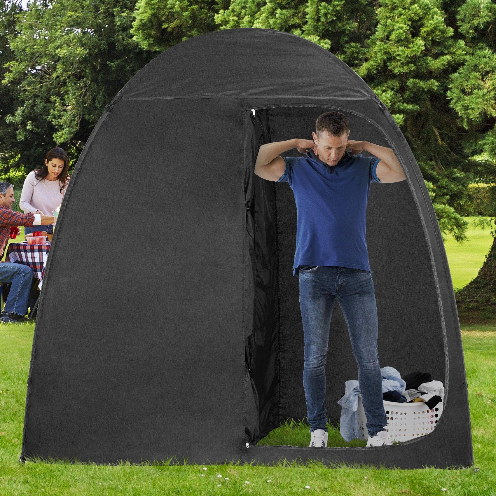 camping shower tent Buy 2 Rooms Pop Up Shower Tent Portable Changing Room From Alvantor