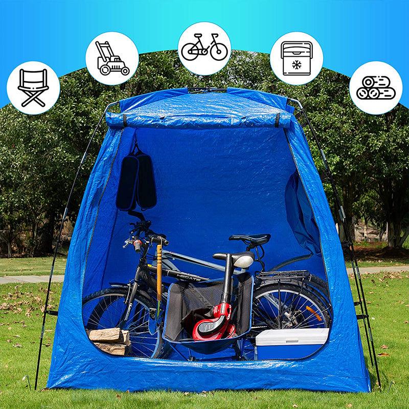 outdoor bicycle storage tent Bike Storage Shed Tent Waterproof Portable Backyard Outdoor Bicycle Ya