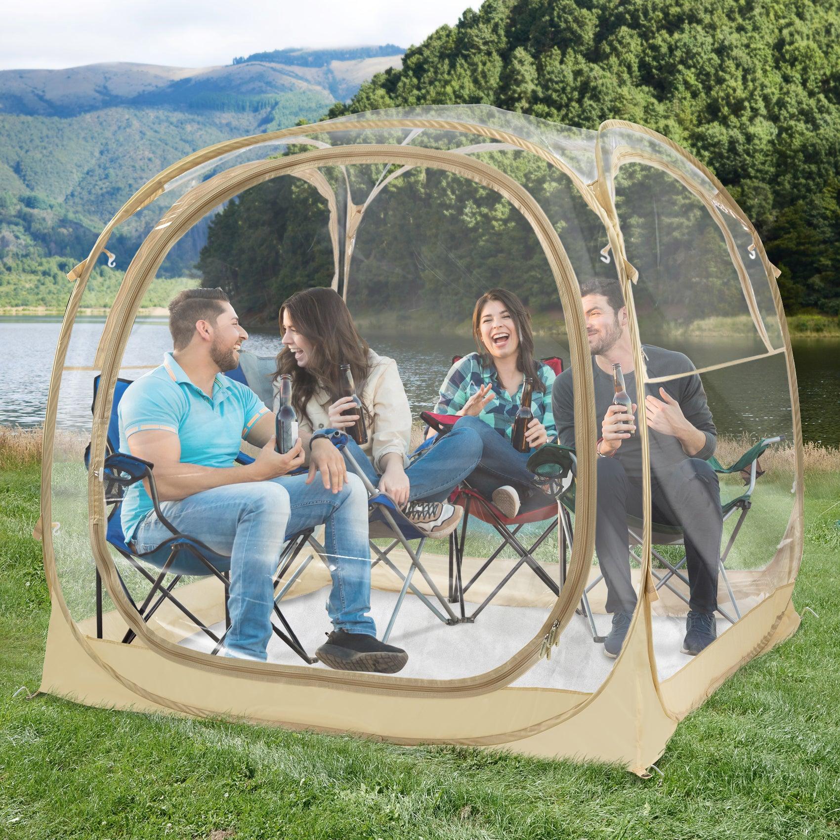 Pop Up Weatherproof Pod for up to 6 People Perfect Family Sports Shelter