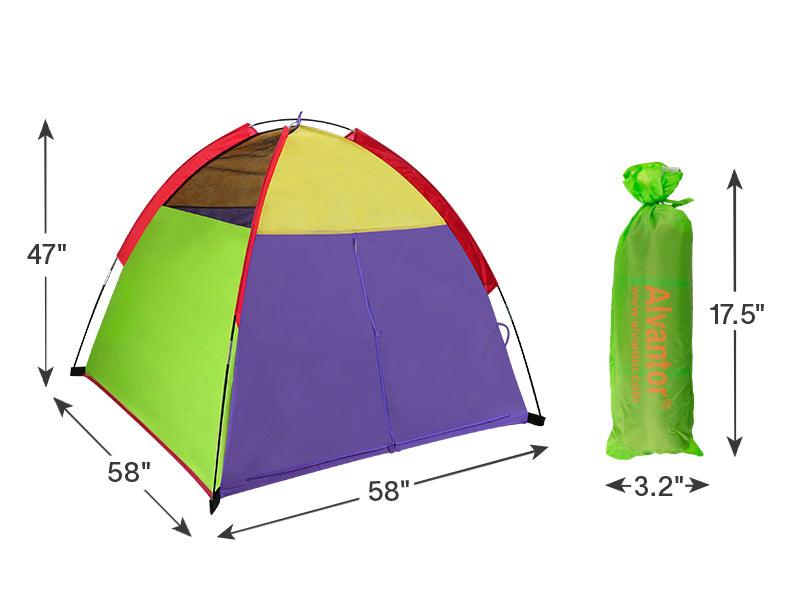 Alvantor Pop Up Kids Play Tent Colorful Indoor Outdoor Giant Party