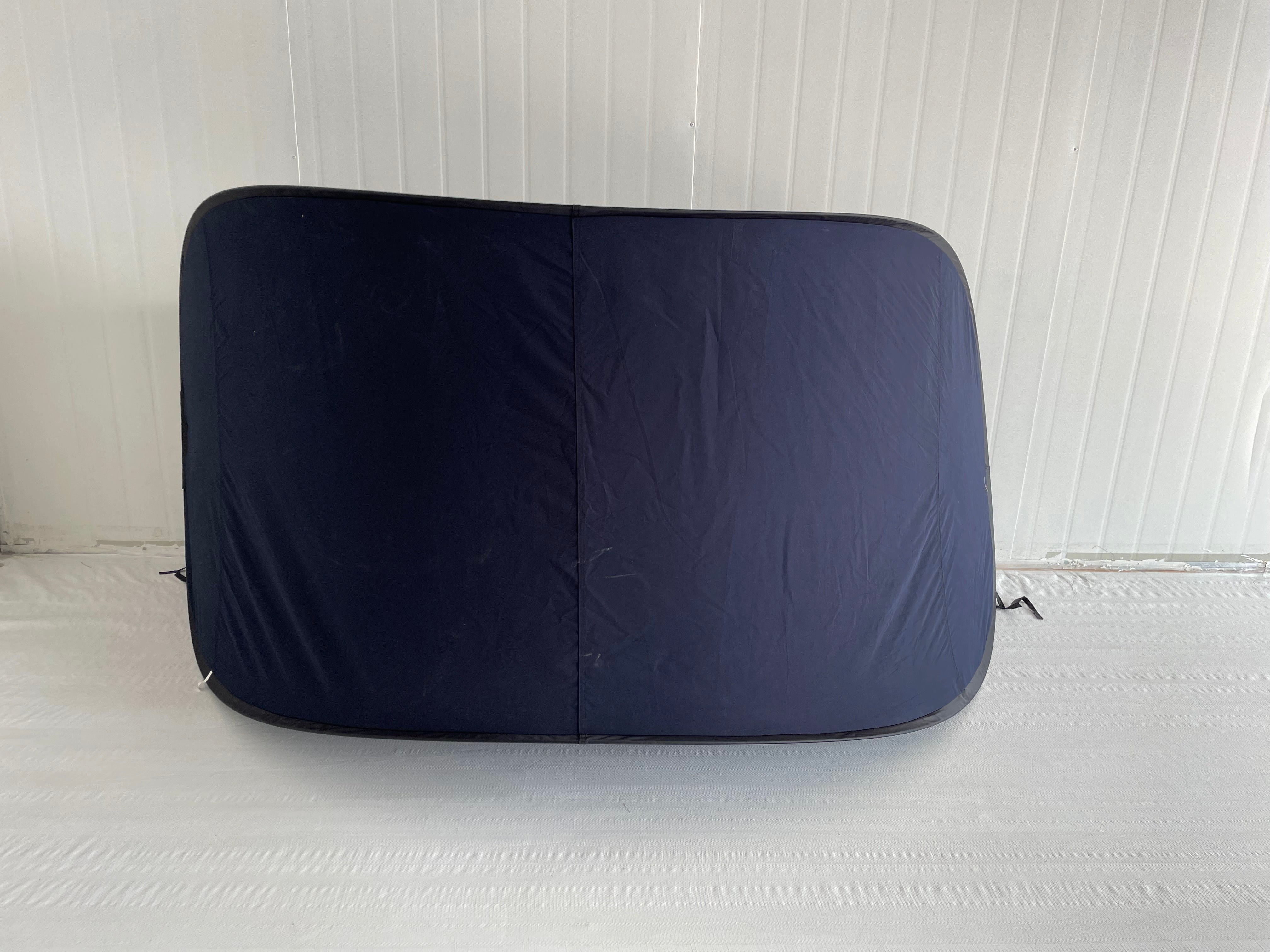 CampFlex Pop Up Bed Tent, Black Privacy Canopy for Bed, Instant Setup Sleeping Tent with Zippered Doors, Breathable Mesh Panels, Light-Blocking Cozy Space for Kids Teens Adults, Indoor Use for Bedroom Dorm