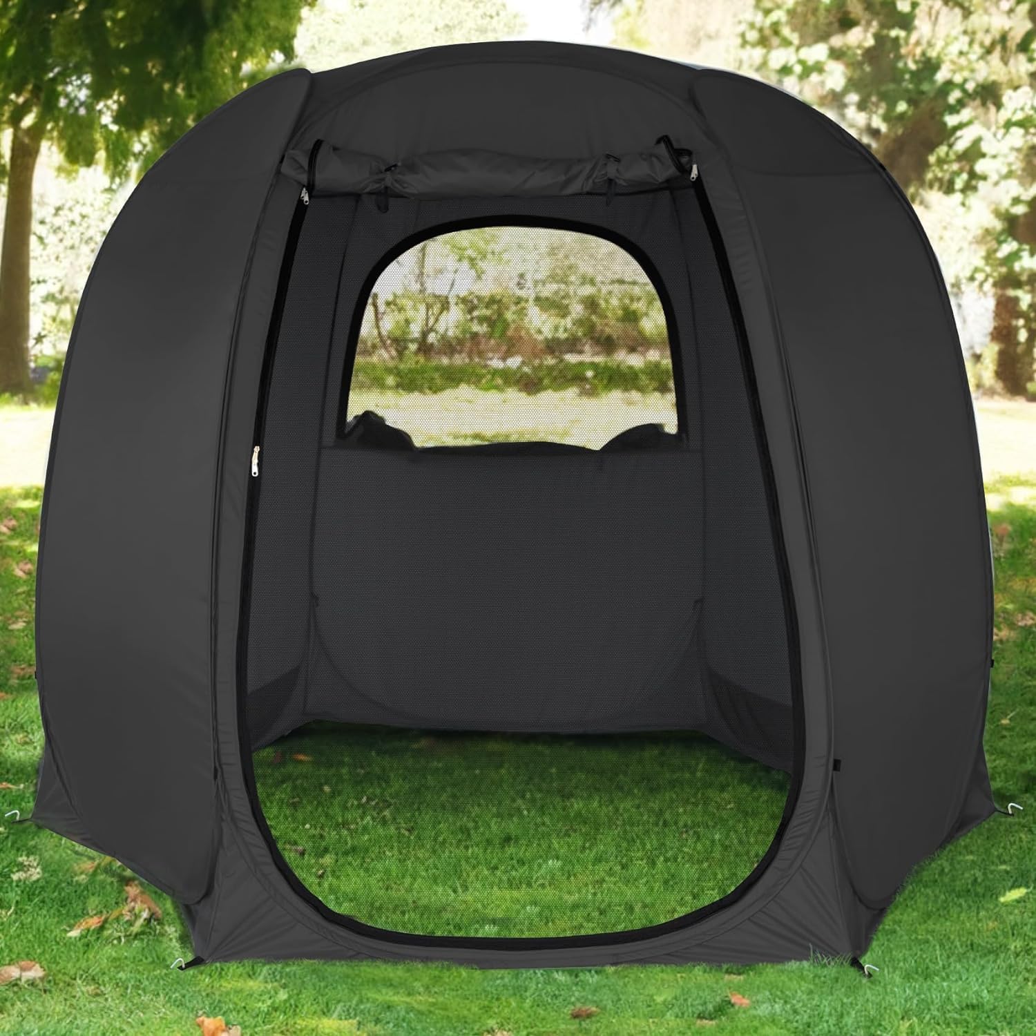 LEEDOR Screen House Room Mesh Net Tent Canopy Shelter Gazebo, Easy Set