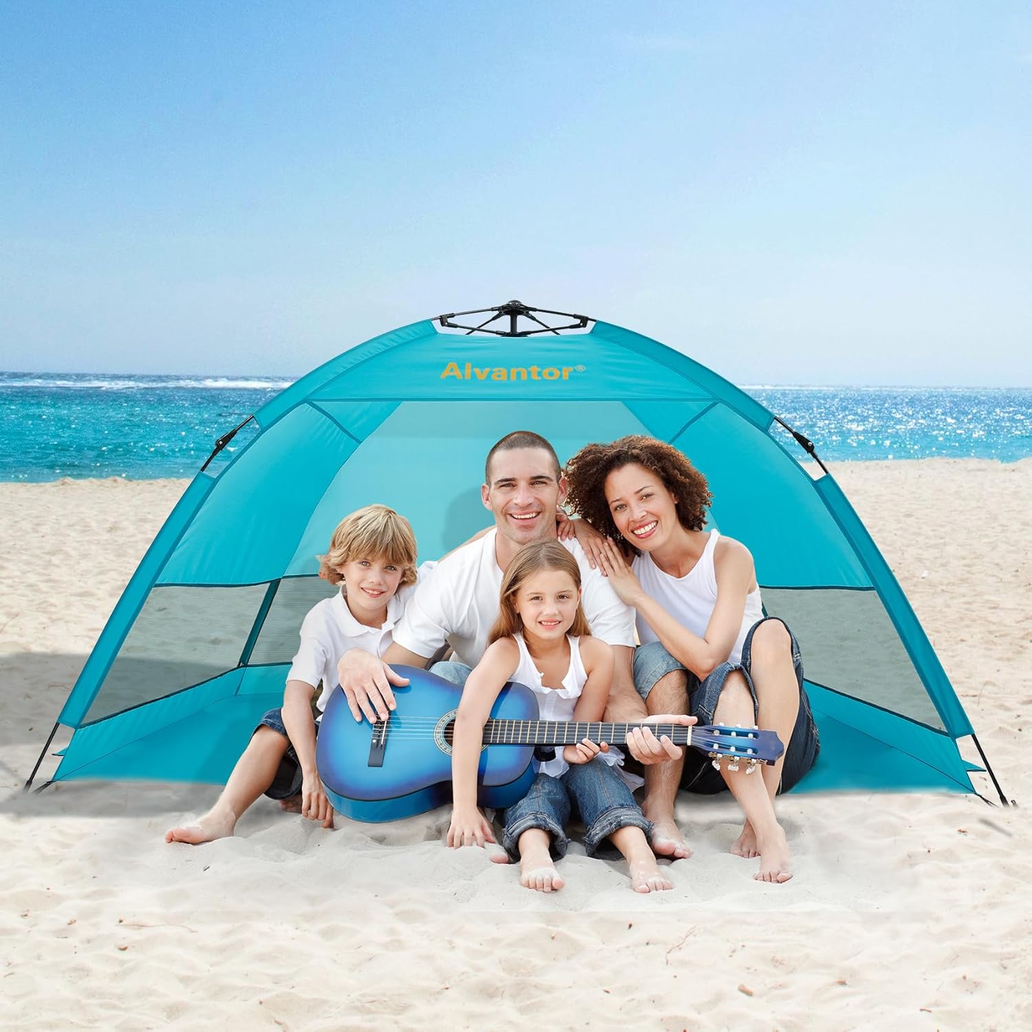 Waterproof Lightweight Sun Shelter EchoSmile Beach Tent Sun