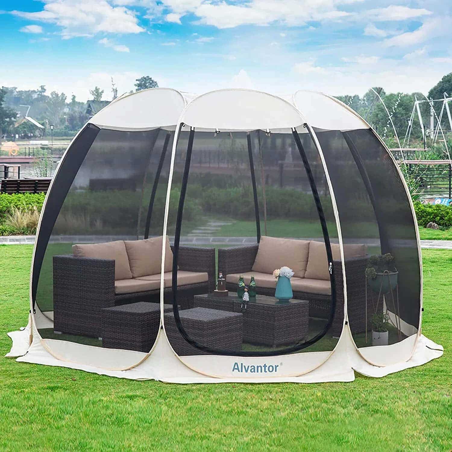 新品★スクリーンハウス 4〜6人用 Alvantor風 約3m アルバントール風 Alvantor - Best Online Marketplace For Pop-up Tents