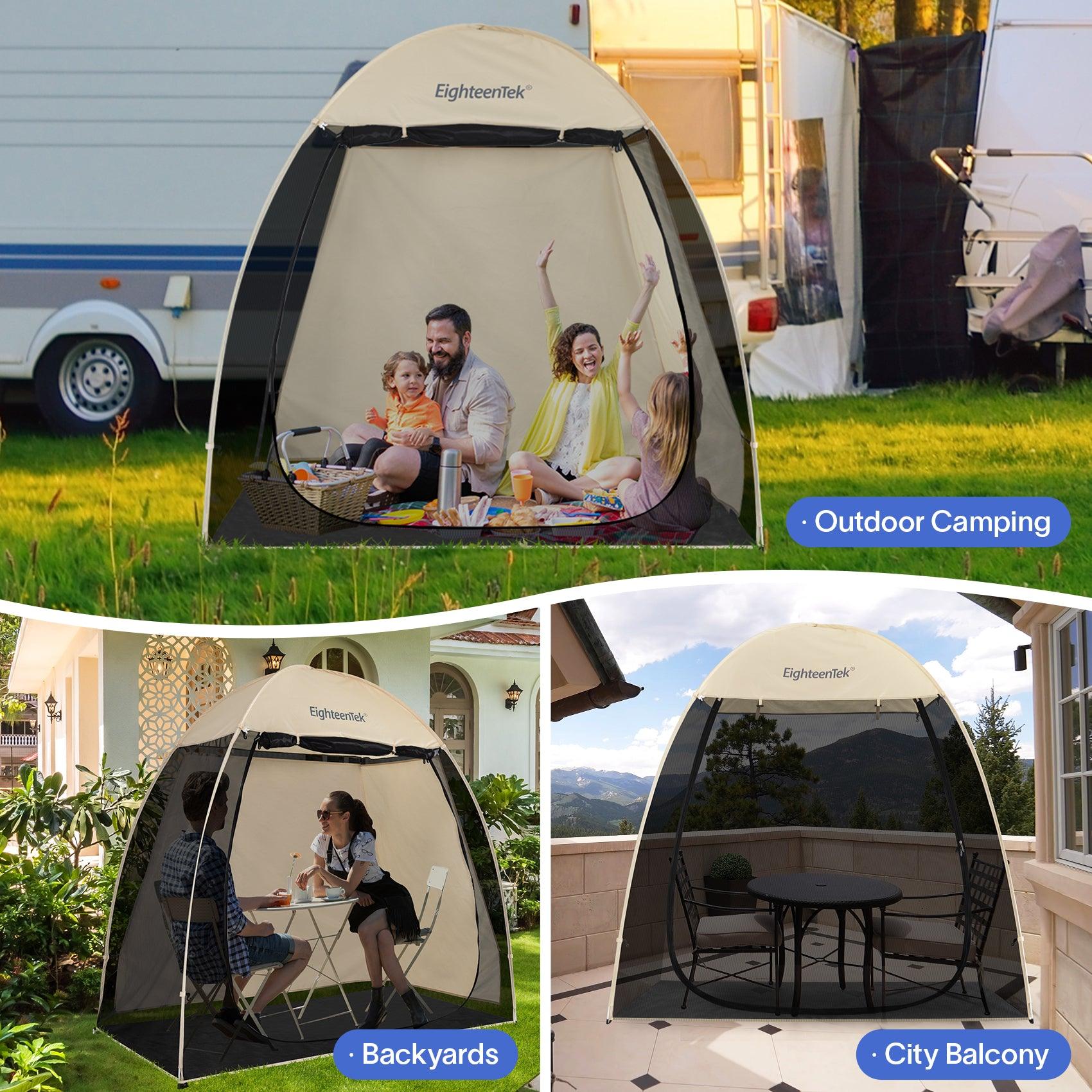 Bug screen tent best sale