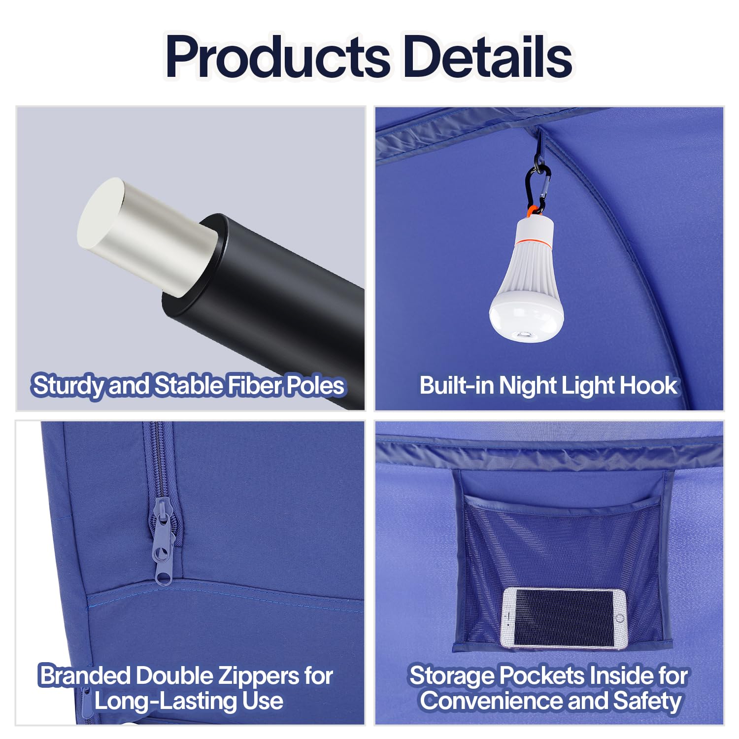 Bed Tent Dream Tents Bed Canopy Shelter Cabin Indoor Privacy Warm Breathable Pop Up Twin/Full/Queen for Kids and Adult Patent Pending(Mattress Not Included) (Copy)