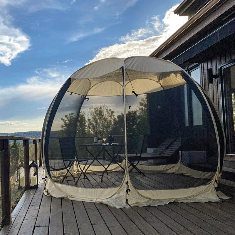 Portable gazebos outlet for decks