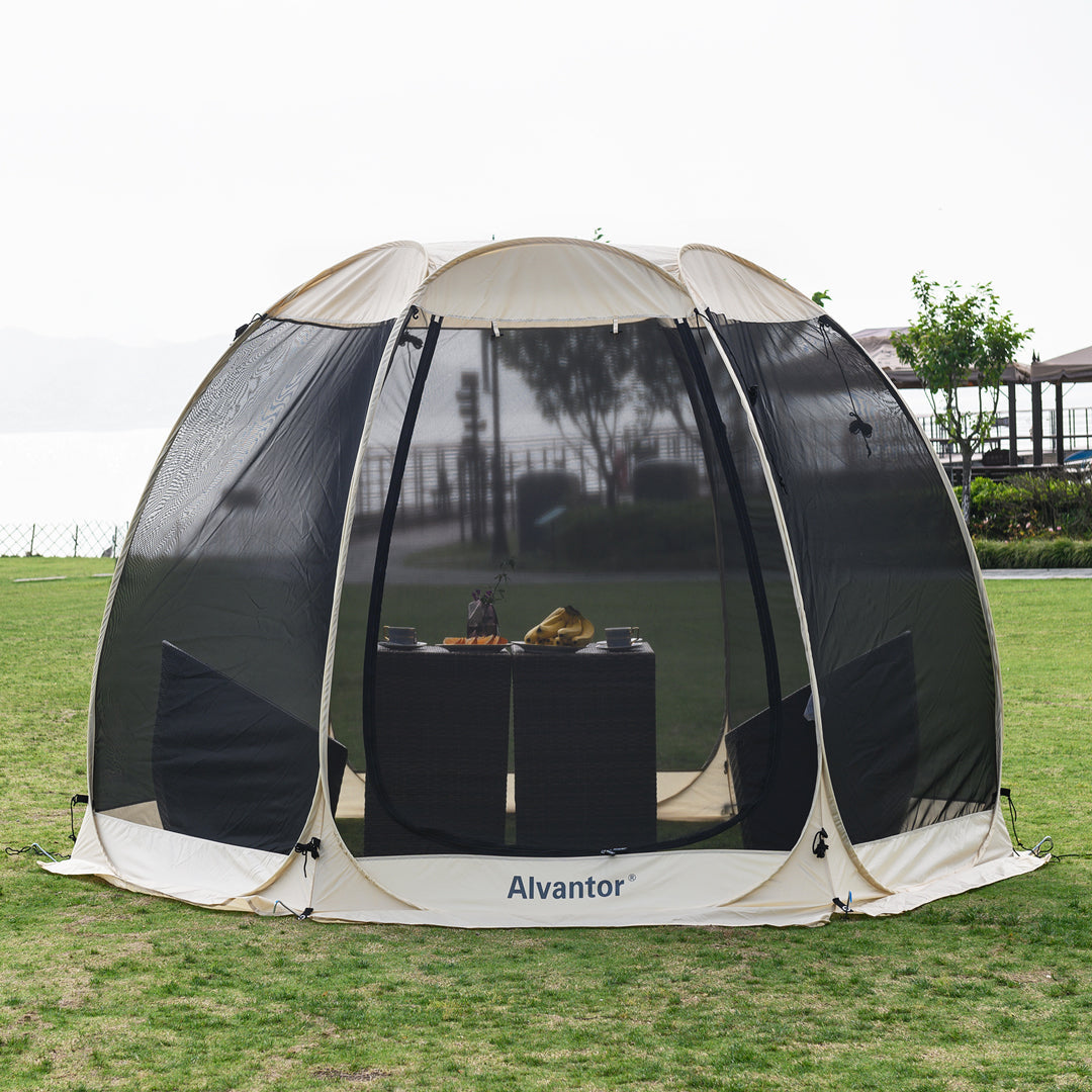 Alvantor 10'x10' Screen House Tent Outdoor Screened Gazebo