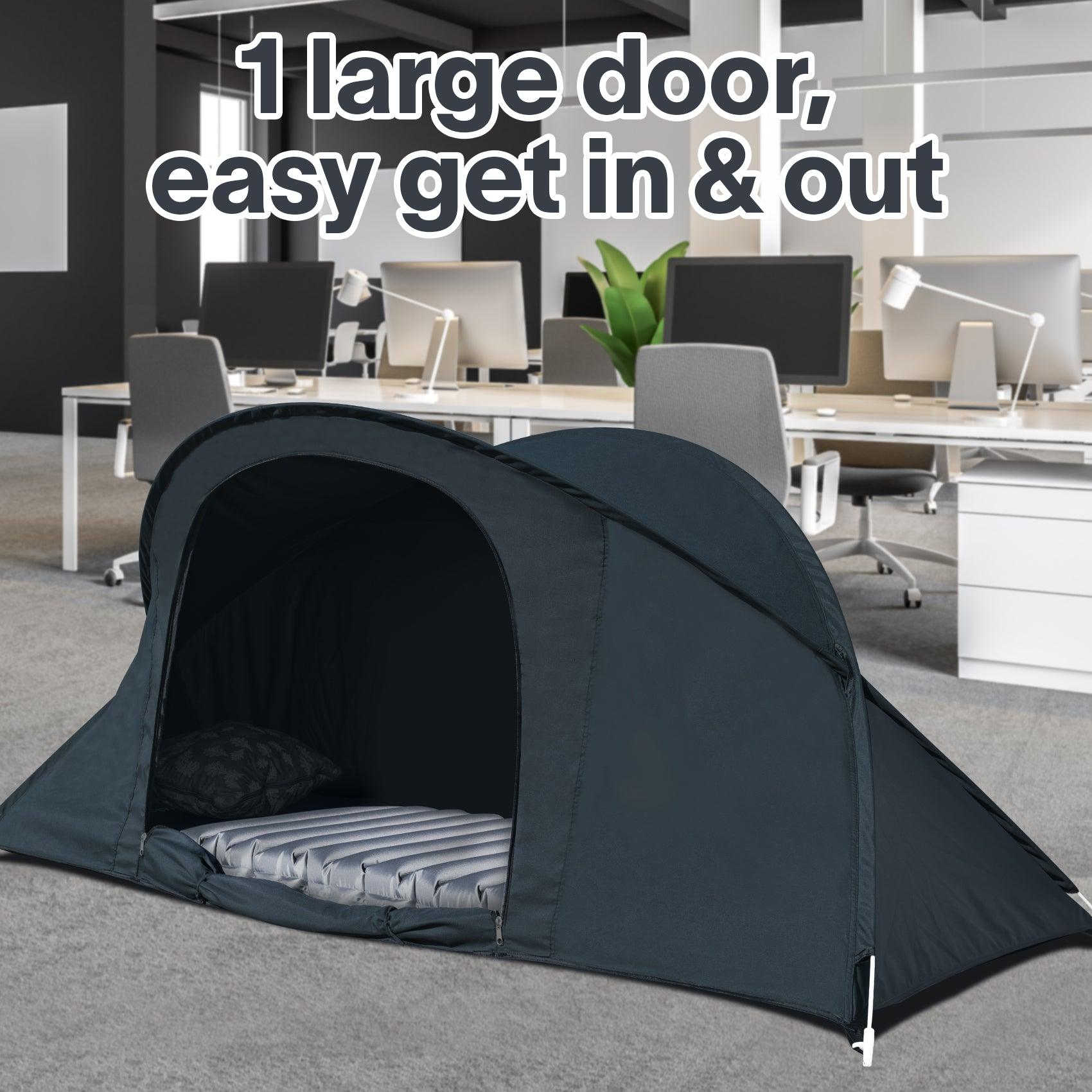 EighteenTek Pop Up Bed Canopy Office Sleeping Bed Tents One Person Pri