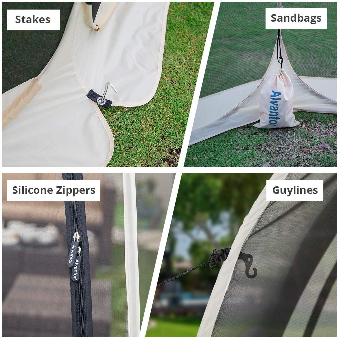 Alvantor 12'x12' Pop Up Screen House