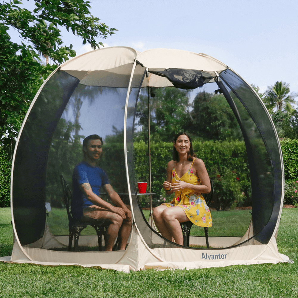 Alvantor 10'x10' Screen House Tent Outdoor Screened Gazebo