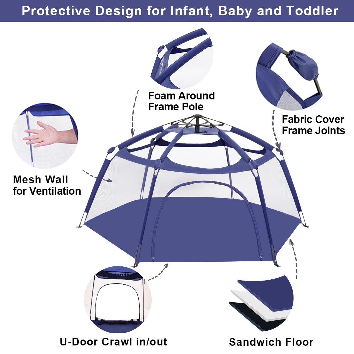 Spacious Padded Playpen